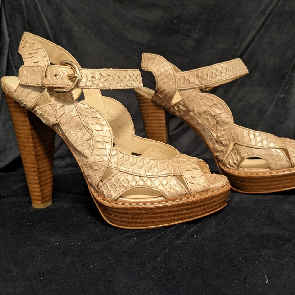 Coach sling back platform shoes - Size 7.5